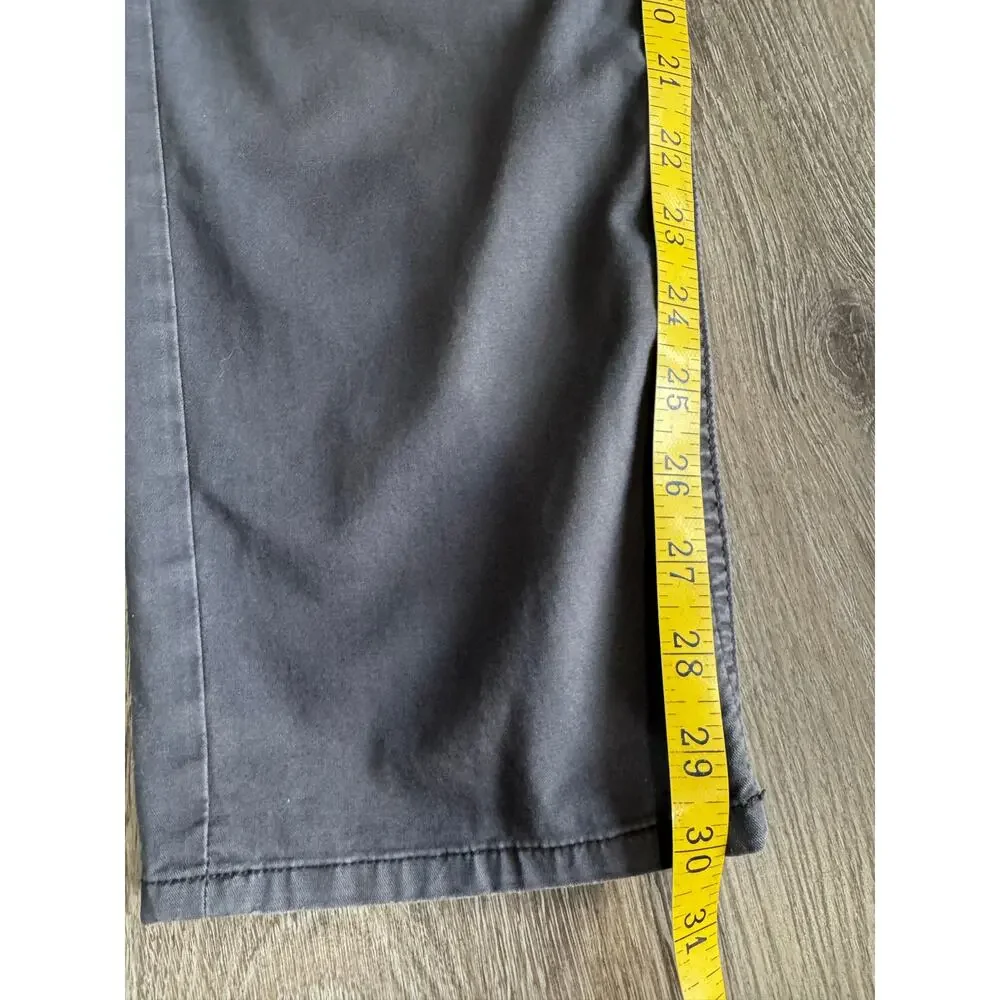 prAna Men’s 32 Charcoal Gray Stretch 5 Pocket Pants Hiking Outdoor